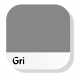 Piktura Multisurface Akrilik Boya 500ml, Su Bazlı, Tüm Yüzeyler İçin, Ahşap Cam Seramik Metal Kumaş Plastik için (Gri)