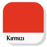 Piktura Multisurface Akrilik Boya 500ml, Su Bazlı, Tüm Yüzeyler İçin, Ahşap Cam Seramik Metal Kumaş Plastik için (Kırmızı)
