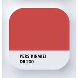 Piktura Su Bazlı Akrilik Silikonlu Silinebilir İç Cephe Duvar Boyası 500 ml - PERS KIRMIZI