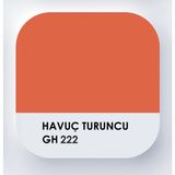 Piktura Su Bazlı Akrilik Silikonlu Silinebilir Iç Cephe Duvar Boyası 500ML - HAVUÇ TURUNCU
