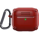 Pilanix Apple Airpods 3 İçin Ultra Korumalı Kancalı Airbag 26 Kılıf Kırmızı