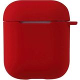 Pilanix Apple Airpods Için Standart Askılı Silikon Kılıf Kırmızı