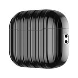 Pilanix Apple Airpods Pro 2. Nesil Için Çizgi Desenli Silikon Kılıf - Koyu Gri