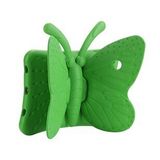 Pilanix Apple İpad Mini 2 Kılıf Çoçuklar İçin Kelebek Desenli Silikon Yeşil