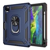 Pilanix Apple İpad Mini 5 Için Çift Katmanlı Yüzüklü Manyetik Standlı Vega Kapak Siyah