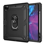 Pilanix Apple İpad Pro 11 2021 Kılıf Ultra Korumalı Çift Katmanlı Yüzüklü Standlı Vega Kapak Siyah