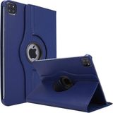 Pilanix Apple İpad Pro 12.9 2021 Kılıf Dönerli Standlı Kapaklı Suni Deri Lacivert