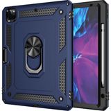 Pilanix Apple İpad Pro 12.9 2021 Kılıf Ultra Korumalı Çift Katmanlı Yüzüklü Standlı Vega Kapak Lacivert