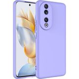 Pilanix Huawei Honor 90 Kılıf Kamera Korumalı Renkli Içi Süet Mara Lansman Silikon - Mor