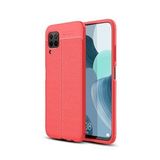 Pilanix Huawei P40 Lite Kılıf Deri Desenli Lux Niss Silikon Kırmızı
