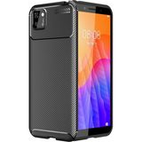 Pilanix Huawei Y5P Kılıf Karbon Desenli Lux Negro Silikon Siyah