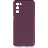 Pilanix OPPO A55 Kılıf Ultra İnce Mat Silikon Bordo