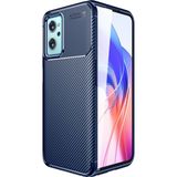 Pilanix Oppo A96 4g Kılıf Karbon Desenli Lux Negro Silikon - Lacivert