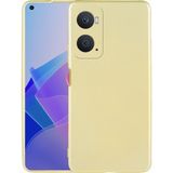Pilanix Oppo A96 4g Kılıf Ultra Ince Mat Silikon - Gold