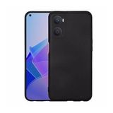 Pilanix OPPO A96 Kılıf İçi Süet Renkli Mara Lansman Silikon Siyah