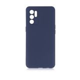 Pilanix Oppo Reno 6 Kılıf Ultra Ince Mat Silikon Lacivert