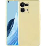Pilanix Oppo Reno 7 Kılıf Ultra Ince Mat Silikon - Gold