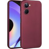 Pilanix Realme 10 4g Kılıf Ince Kamera Korumalı Mat Silikon - Bordo