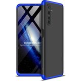 Pilanix Realme 6 Kılıf 3 Parça 360 Zore Ays Kapak - Siyah - Mavi