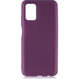 Pilanix Samsung Galaxy A03S Kılıf Ultra Ince Mat Silikon - Bordo