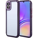 Pilanix Samsung Galaxy A05 Kılıf Renkli Silikon Kenarlı Arkası Şeffaf Kamera Korumalı Vitamin Kapak - Mor