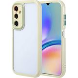 Pilanix Samsung Galaxy A05S Kılıf Renkli Silikon Kenarlı Arkası Şeffaf Kamera Korumalı Vitamin Kapak - Gold