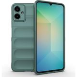 Pilanix Samsung Galaxy A07 Kılıf Kamera Korumalı Oyuk Desenli Lux Etnik Silikon - Yeşil