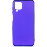 Pilanix Samsung Galaxy A12 Kılıf Ultra İnce Mat Silikon Mavi