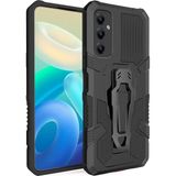 Pilanix Samsung Galaxy A14 Kılıf Ultra Korumalı Manyetik Kemere Takmalı Standlı Klik Kapak - Siyah
