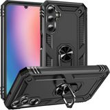 Pilanix Samsung Galaxy A15 Kılıf Ultra Korumalı Yüzüklü Manyetik Vega Kapak - Siyah