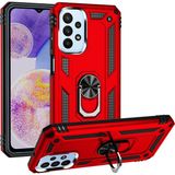 Pilanix Samsung Galaxy A23 Uyumlu Kılıf Ultra Korumalı Yüzüklü Manyetik Vega Kapak - Kırmızı