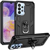 Pilanix Samsung Galaxy A23 Uyumlu Kılıf Ultra Korumalı Yüzüklü Manyetik Vega Kapak - Siyah
