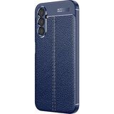 Pilanix Samsung Galaxy A24 Kılıf Deri Desenli Lux Niss Silikon - Lacivert