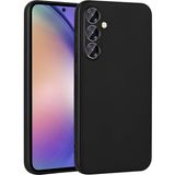 Pilanix Samsung Galaxy A25 Kılıf Kamera Korumalı Ince Mat Silikon - Siyah