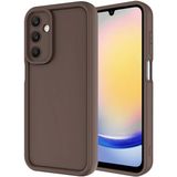 Pilanix Samsung Galaxy A25 Kılıf Ultra Korumalı Kamera Korumalı Sert Silikon Ananas Kapak - Kahverengi