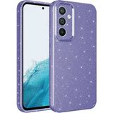 Pilanix Samsung Galaxy A35 Kılıf Kamera Korumalı Simli Lüx Koton Silikon - Mor