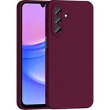 Pilanix Samsung Galaxy A37 Kılıf Kamera Korumalı Içi Süet Lansman Silikon - Bordo