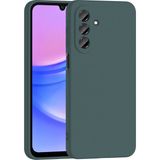 Pilanix Samsung Galaxy A37 Kılıf Kamera Korumalı Içi Süet Lansman Silikon - Yeşil