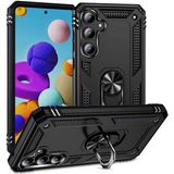 Pilanix Samsung Galaxy A55 Kılıf Ultra Korumalı Yüzüklü Manyetik Vega Kapak - Siyah