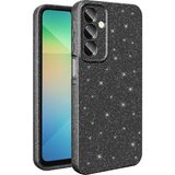 Pilanix Samsung Galaxy A56 Kılıf Kamera Korumalı Simli Lüx Koton Silikon - Siyah