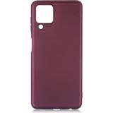 Pilanix Samsung Galaxy M22 Kılıf Ultra Ince Mat Silikon - Bordo