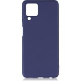 Pilanix Samsung Galaxy M22 Kılıf Ultra Ince Mat Silikon - Lacivert