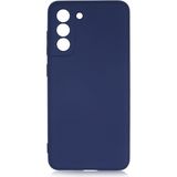 Pilanix Samsung Galaxy S21 FE Kılıf Kamera Korumalı İçi Süet Mara Lansman Silikon Lacivert