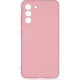 Pilanix Samsung Galaxy S21 FE Kılıf Kamera Korumalı İçi Süet Mara Lansman Silikon Pembe