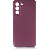 Pilanix Samsung Galaxy S21 FE Kılıf Ultra İnce Mat Silikon Bordo