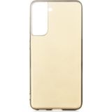 Pilanix Samsung Galaxy S21 Kılıf Ultra Ince Mat Silikon - Gold