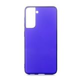 Pilanix Samsung Galaxy S21 Kılıf Ultra İnce Mat Silikon Mavi