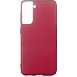 Pilanix Samsung Galaxy S21 Plus Kılıf Ultra İnce Mat Silikon Bordo