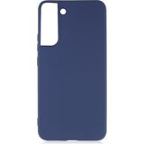 Pilanix Samsung Galaxy S22 Kılıf Ultra İnce Mat Silikon Lacivert