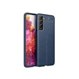 Pilanix Samsung Galaxy S22 Plus Kılıf Deri Desenli Lux Niss Silikon Lacivert